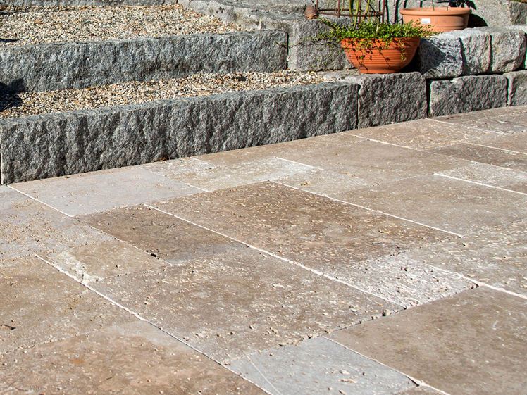 Dalles Noce, en travertin vieilli stonenaturelle — free download
